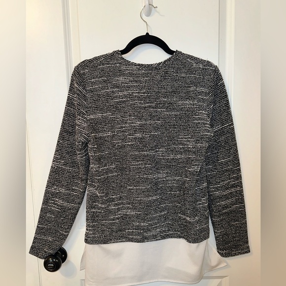 Calvin Klein Grey Knit Blouse - Picture 8 of 10
